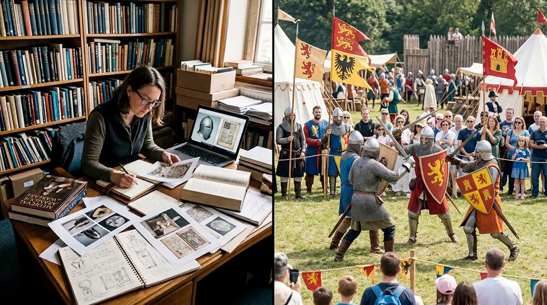 Reconstrucción histórica vs recreación: diferencias y ejemplos